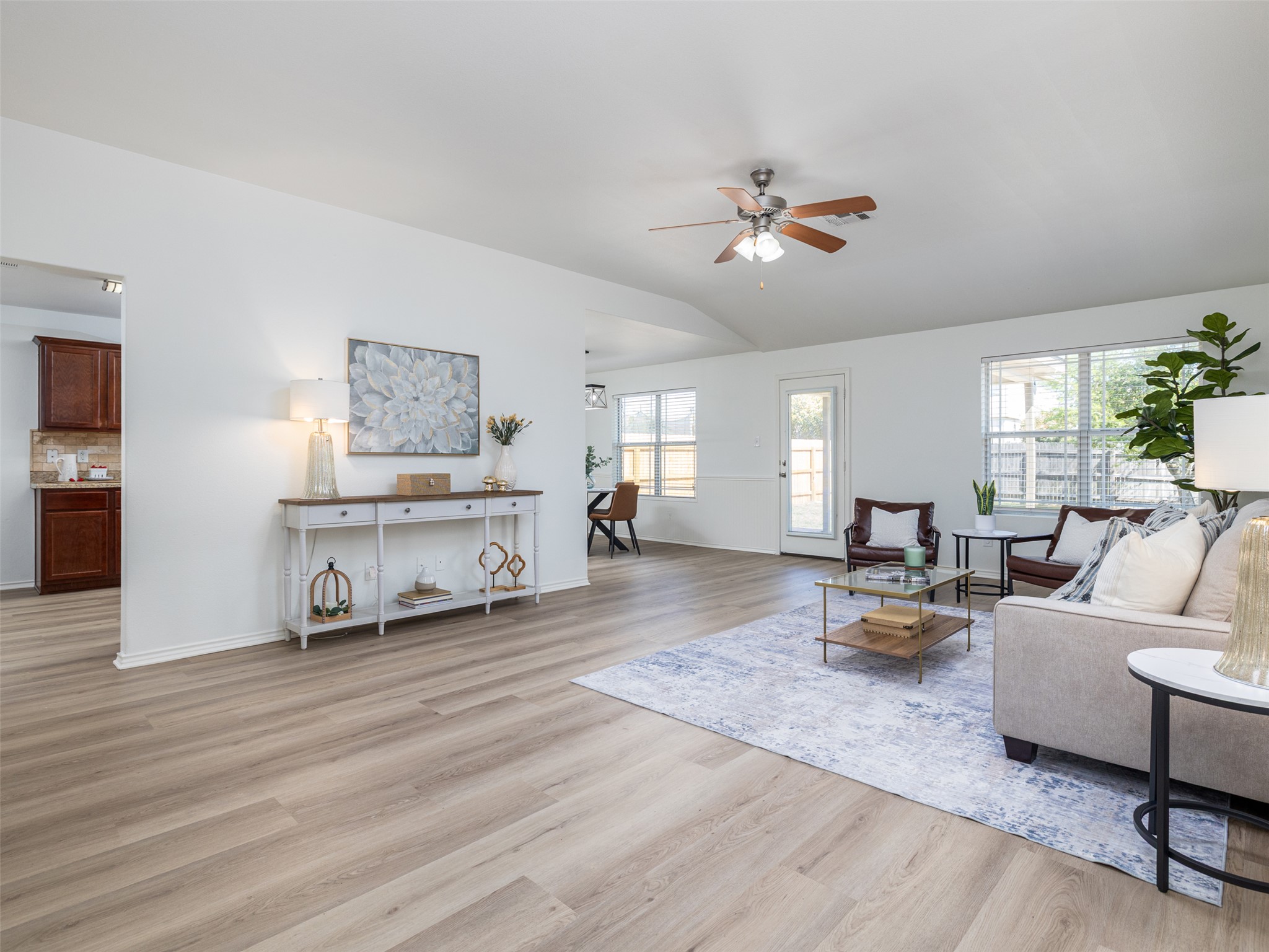 133 Lignite Drive Jarrell, TX 76537 - Photo 4 of 36 Generous square footage gives the living room a spacious, open feel — plenty of room for the whole family to gather comfortably.