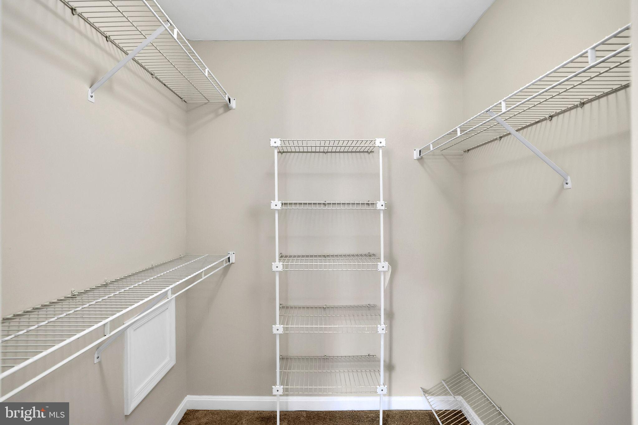 9808 Lake Pointe, Unit 201 Upper Marlboro, MD 20774 - Photo 19 of 25 a view of walk in closet with empty racks