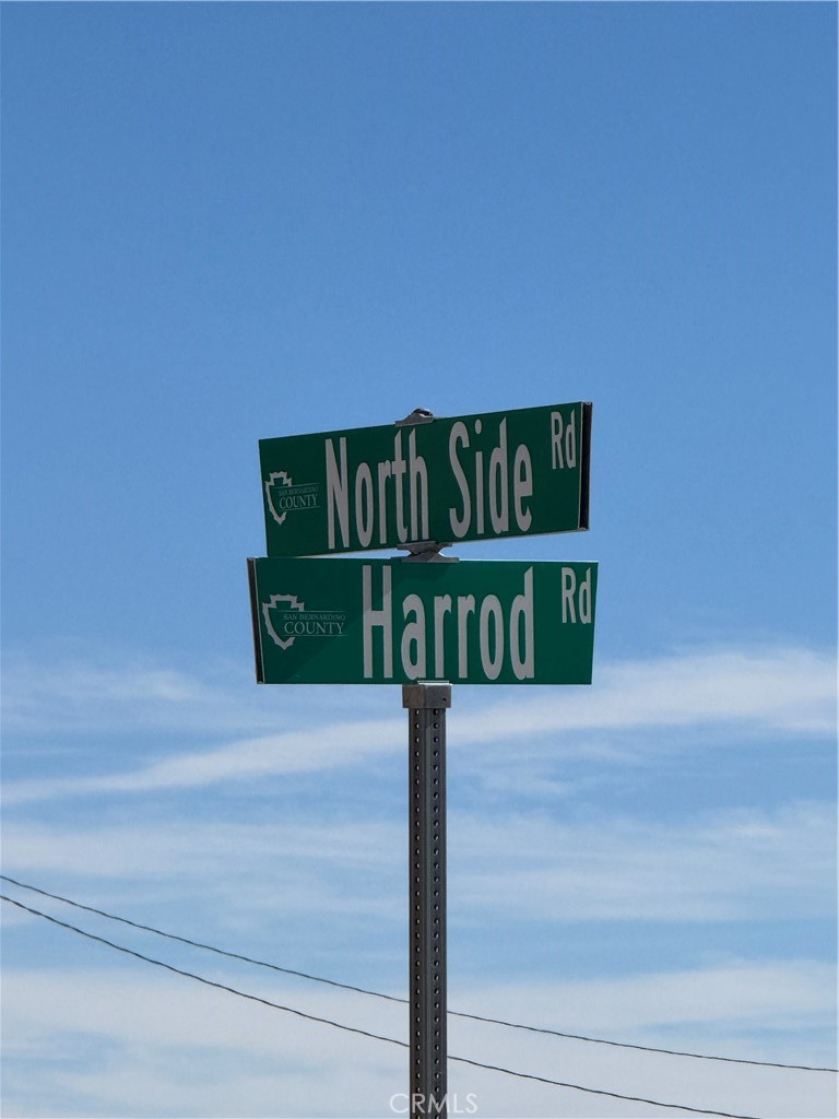 0 Harrod Road Lucerne Valley, CA 92356 - Photo 4 of 15 a street sign on a pole on a street