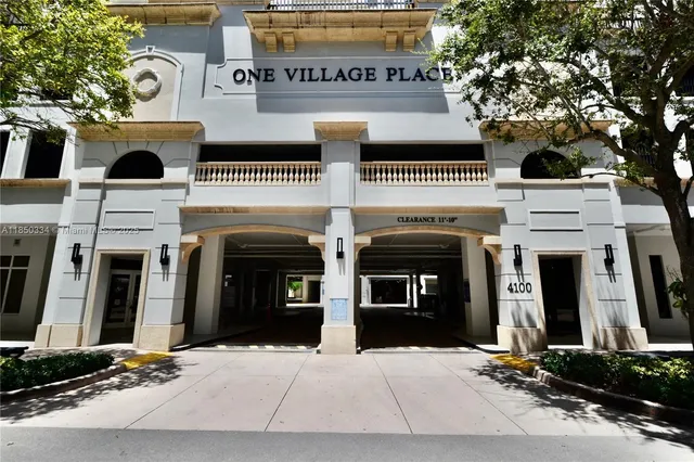 a view of a building with many windows