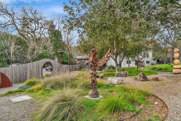 a view of house with a back yard