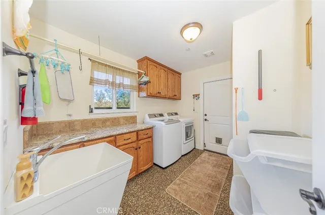 a bedroom with a bed and a mirror