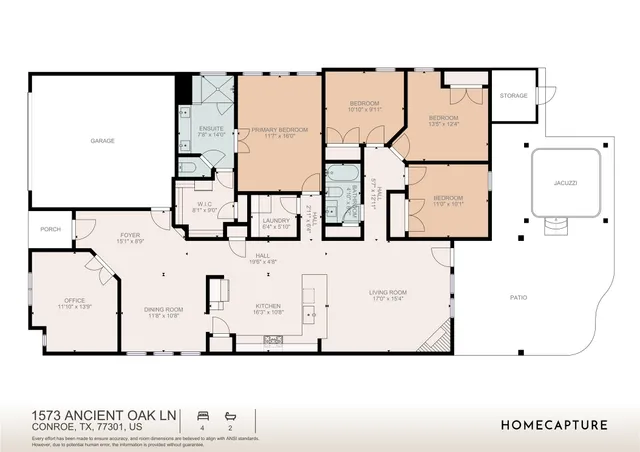 $329,000 | 1573 Ancient Oak Lane, Conroe, TX 77301