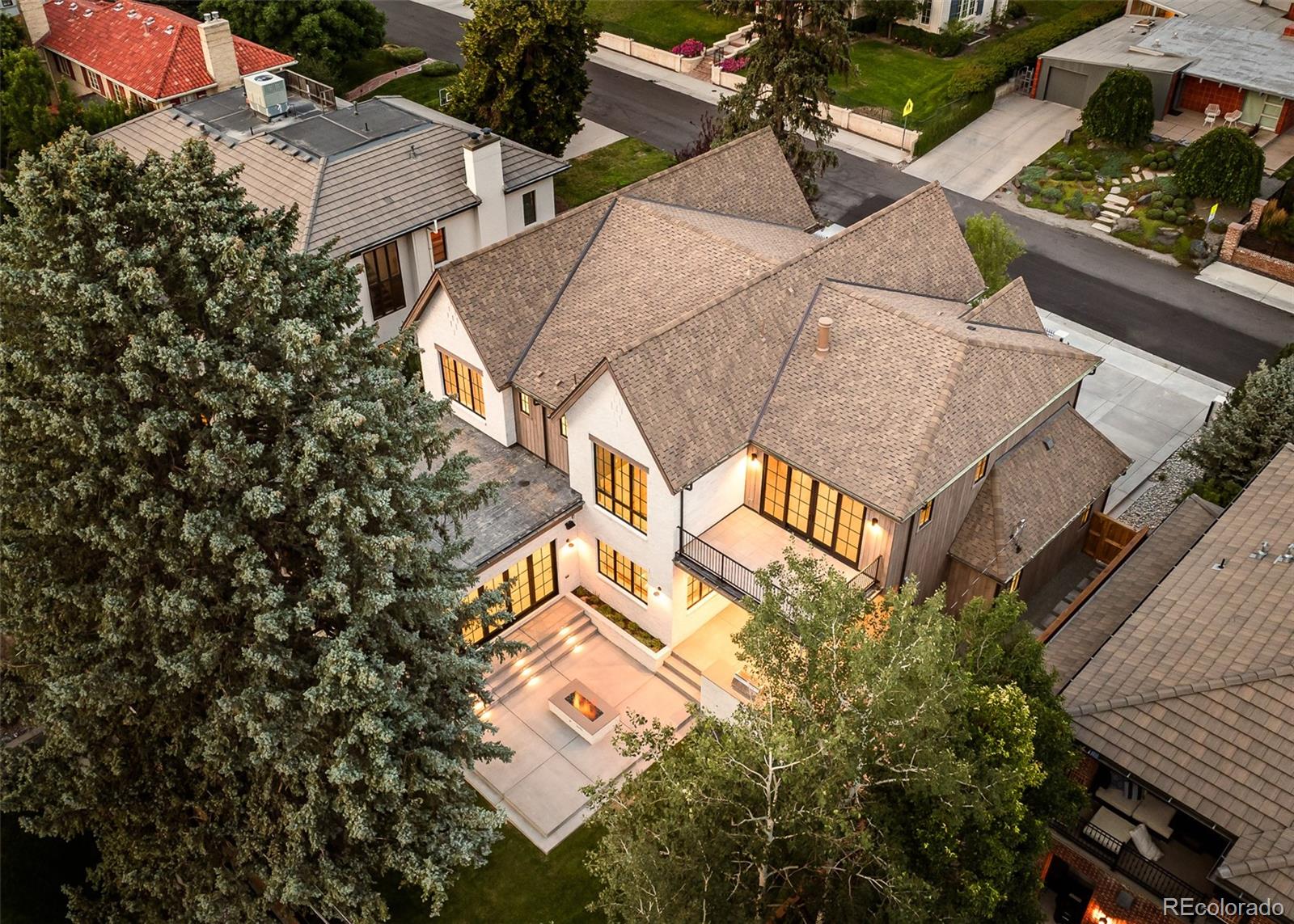 45 South Bellaire Street Denver, CO 80246 - Photo 5 of 5 an aerial view of a house with a yard