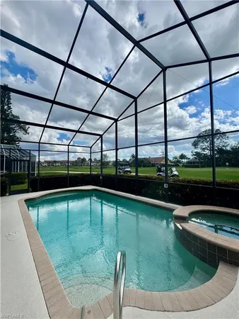 a view of a swimming pool