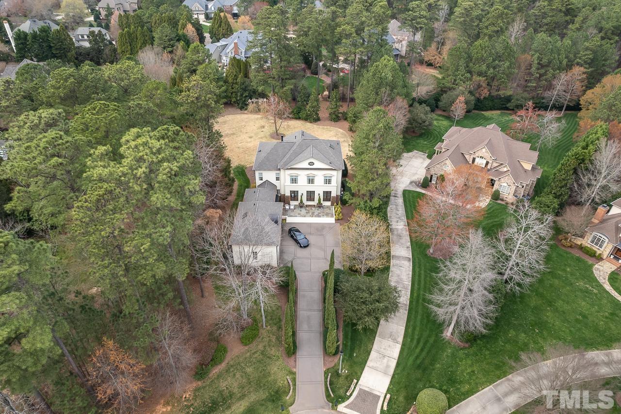 2908 Allansford Lane Raleigh, NC 27613 - Photo 59 of 64 an aerial view of residential houses with outdoor space