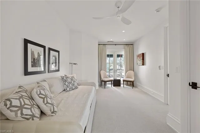 a bathroom with a granite countertop sink a shower and a mirror