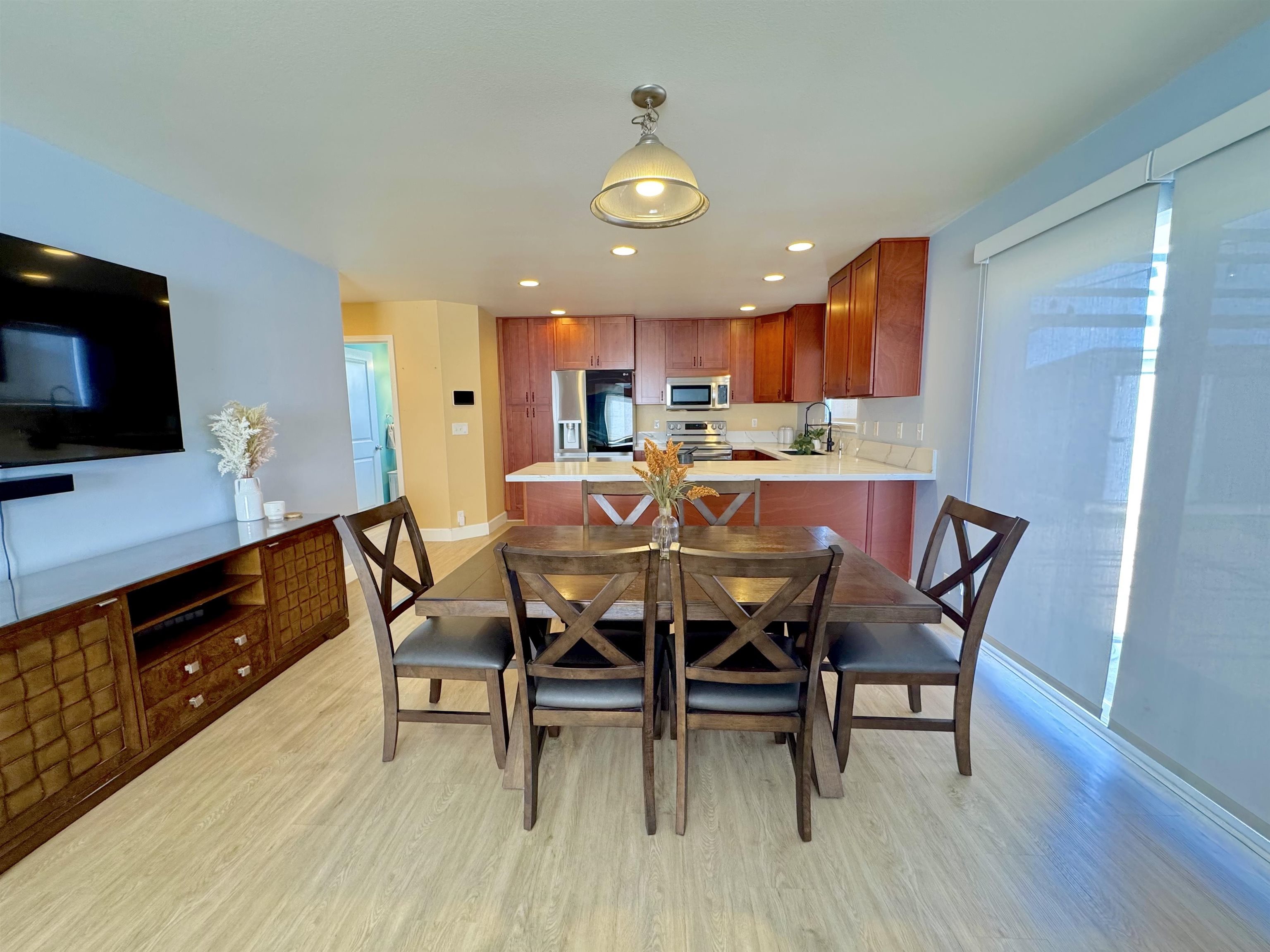 159 Iniiniki Street Wailuku, HI 96793 - Photo 5 of 33 a view of a dining room with furniture and wooden floor