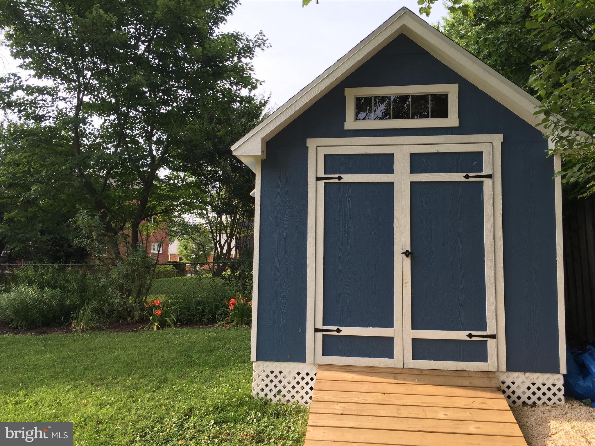 2307 Churchill Road Silver Spring, MD 20902 - Photo 26 of 27 Large Storage Shed with interior light