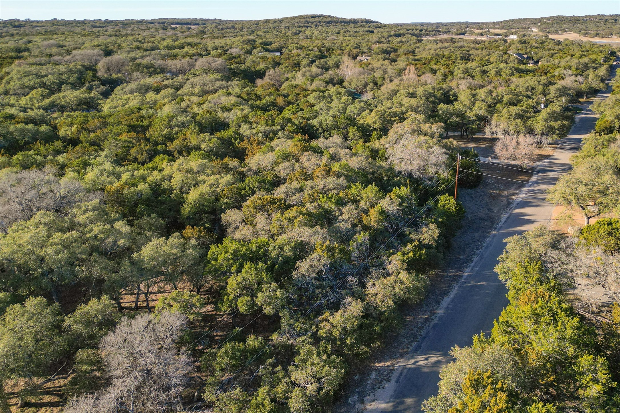 Lot 59 Ridge Oak Drive Wimberley, TX 78676 - Photo 2 of 30 an aerial view of residential houses with outdoor space