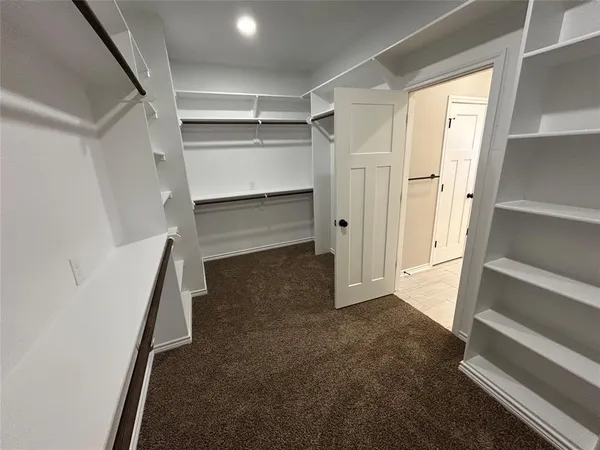a bathroom with a shower and toilet