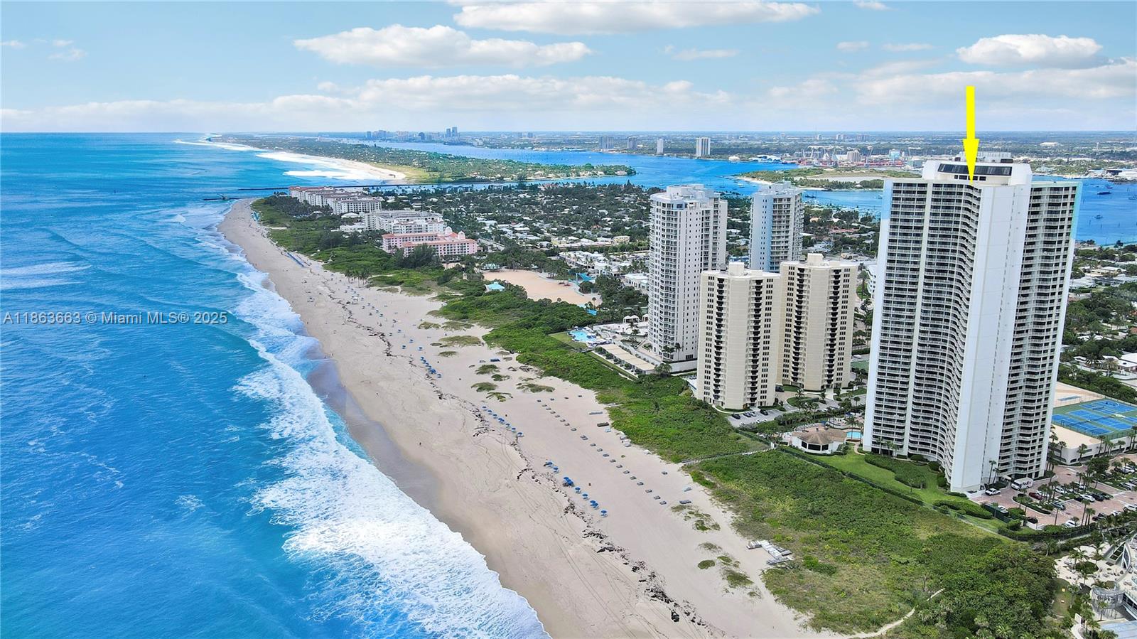 3000 North Ocean Drive, Unit PHD Singer Island, FL 33404 - Photo 7 of 97 a view of a city with tall buildings