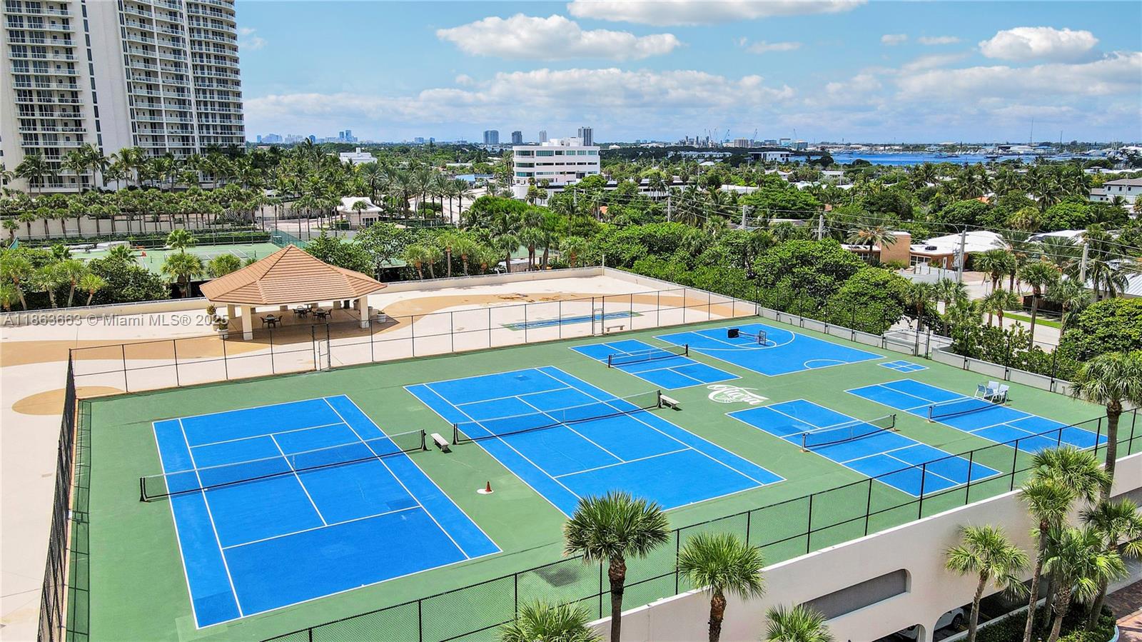 3000 North Ocean Drive, Unit PHD Singer Island, FL 33404 - Photo 89 of 97 Tennis, Pickleball & Basketball Courts
