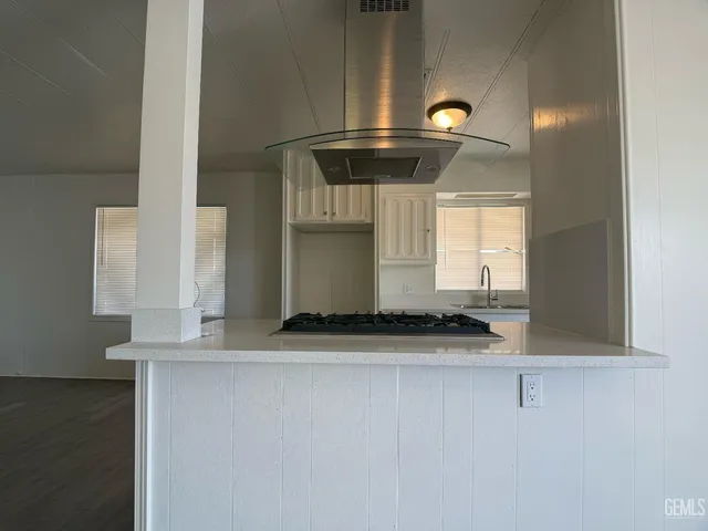 a view of counter space