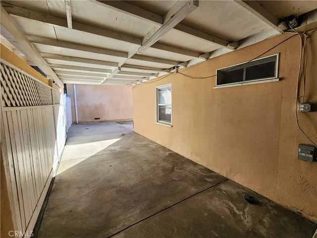 a view of a house with a patio