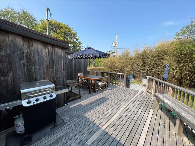 a view of outdoor space with deck