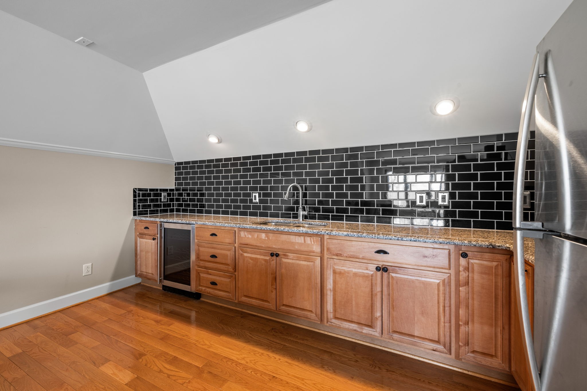 1640 Eno Road Dickson, TN 37055 - Photo 23 of 58 a kitchen with granite countertop white cabinets and white appliances