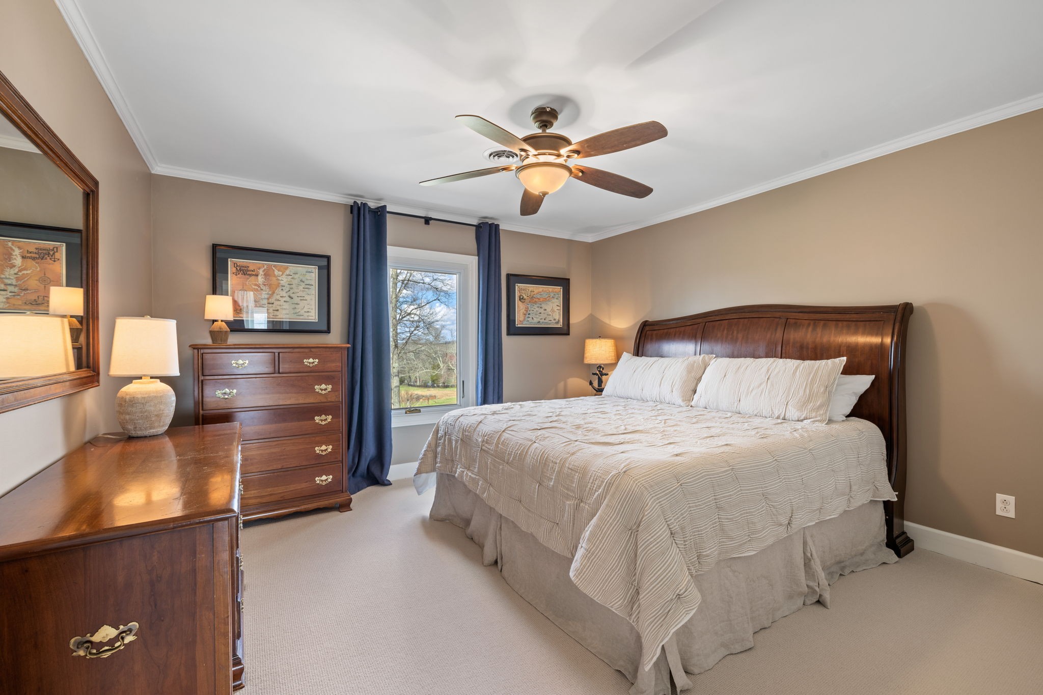 1640 Eno Road Dickson, TN 37055 - Photo 31 of 58 a bedroom with a large bed and window