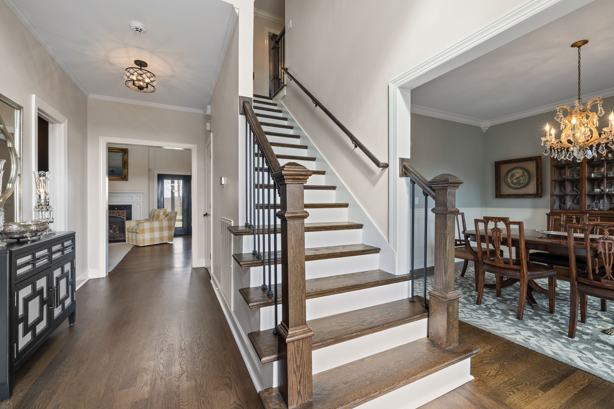 1640 Eno Road Dickson, TN 37055 - Photo 6 of 58 a view of entryway and hall with wooden floor