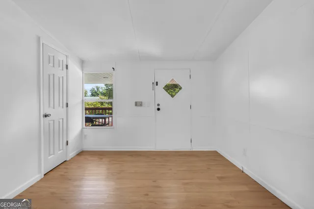 a view of an empty room