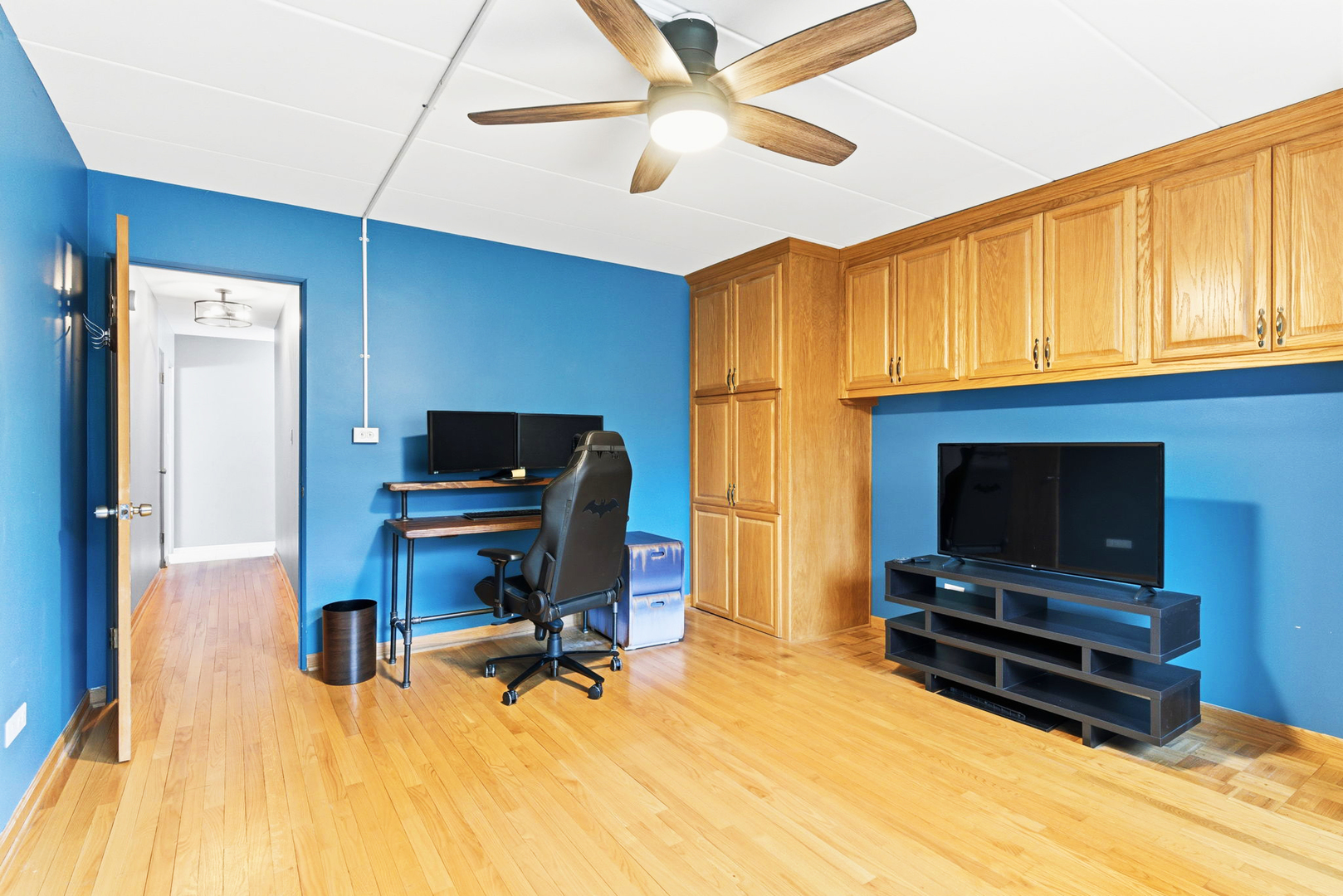 222 North Grove Avenue, Unit 2B Oak Park, IL 60302 - Photo 15 of 20 a living room with furniture and a flat screen tv