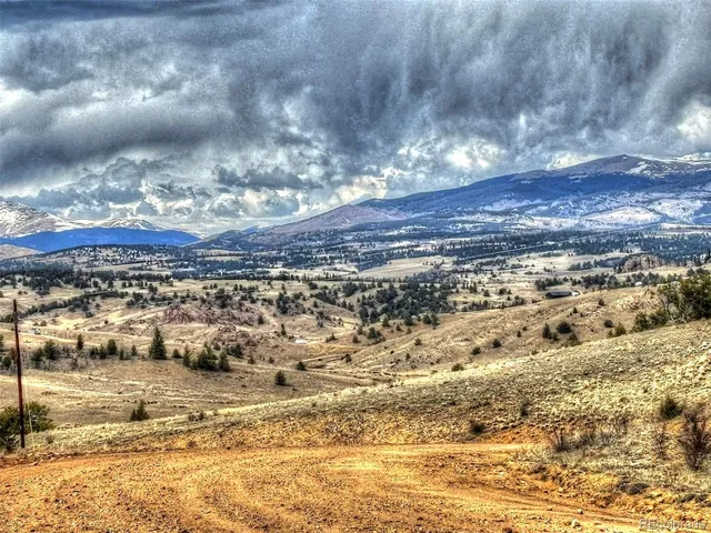 a view of a large body of water with a building