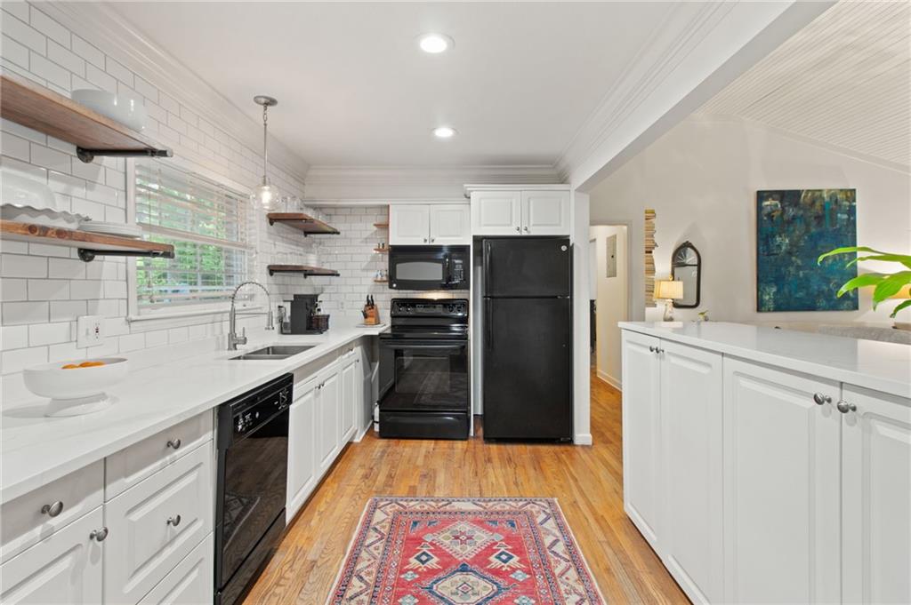 1020 Scott Boulevard, Unit B4 Decatur, GA 30030 - Photo 10 of 20 a kitchen with a refrigerator a sink and dishwasher