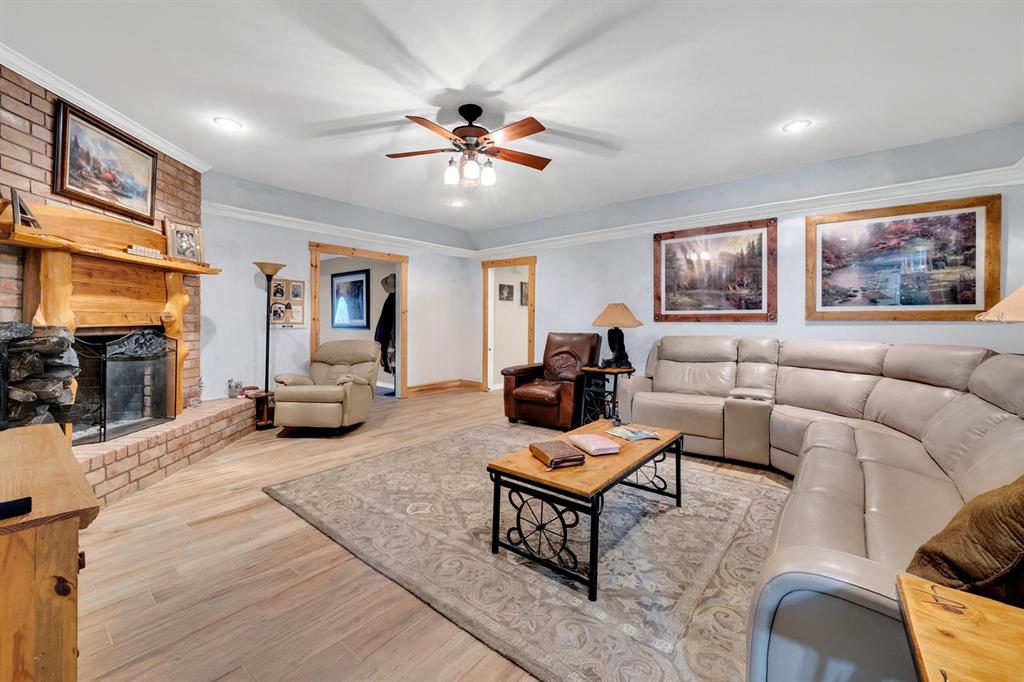 839 Walker Creek Road Ennis, TX 75119 - Photo 5 of 40 Large living space. AI Edited.