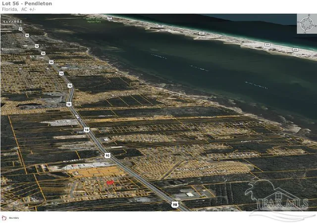 a view of outdoor space with ocean view