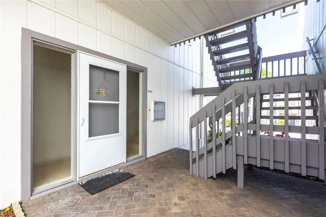 a view of an entryway with staircase