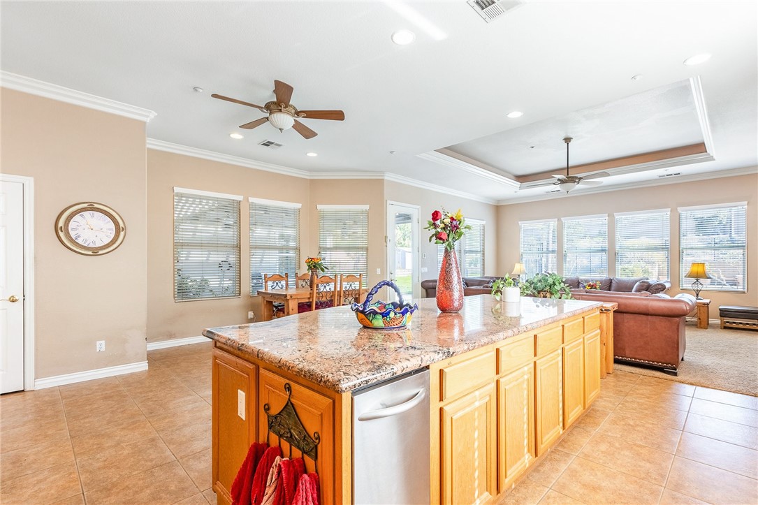 3047 Dapplegray Lane Norco, CA 92860 - Photo 10 of 28 a kitchen with sink and view of living room