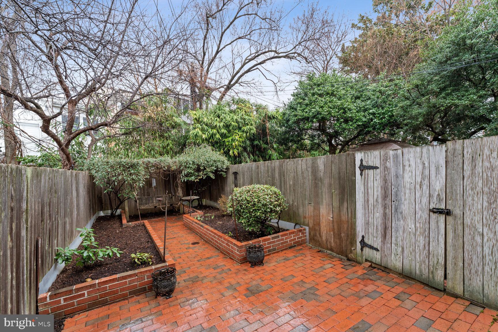638 E Street Southeast Washington, DC 20003 - Photo 23 of 28 Rear Patio & Garden