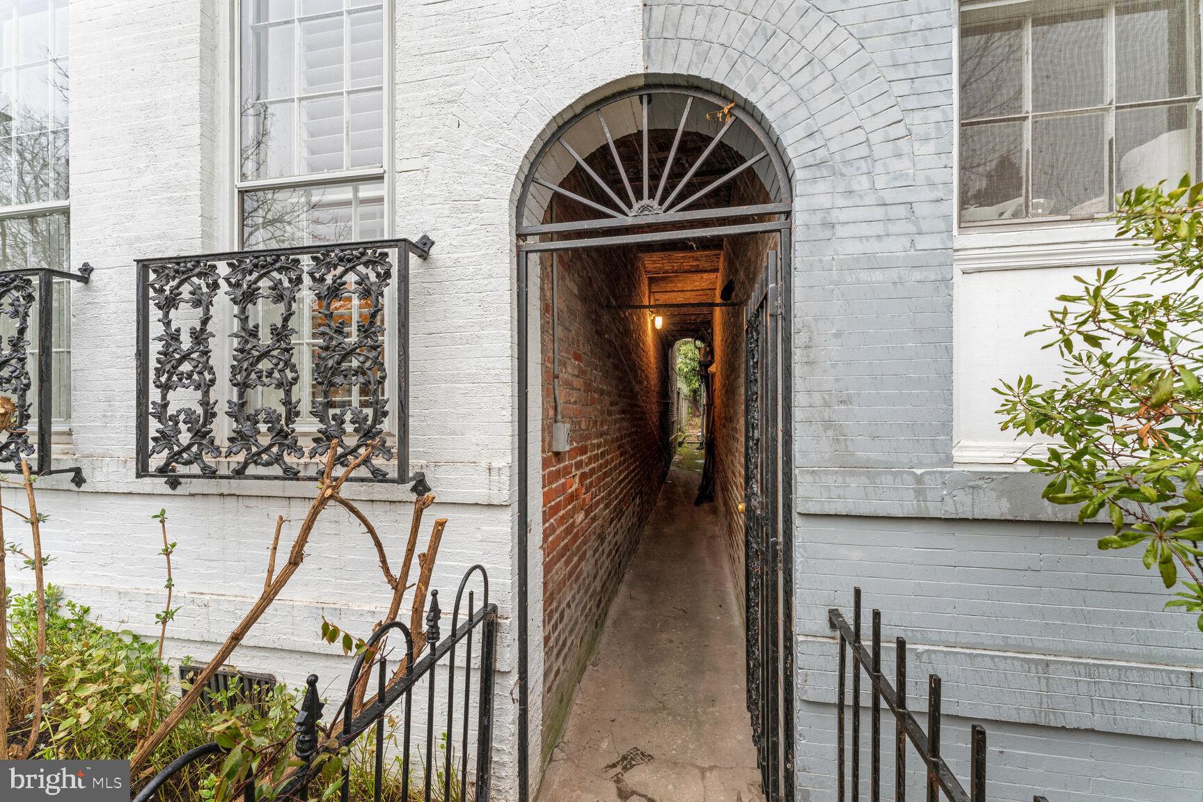 638 E Street Southeast Washington, DC 20003 - Photo 27 of 28 Historic Horse Walk, aka "Key Hole Alley"