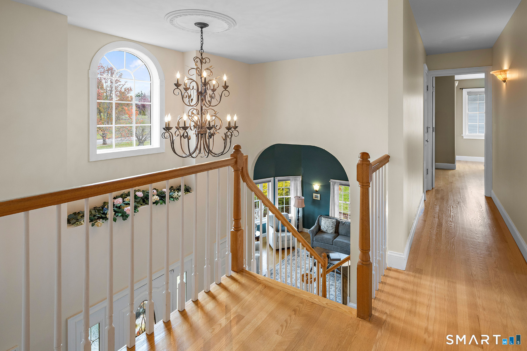 16 Marie Lane Wallingford, CT 06492 - Photo 38 of 40 a view of a livingroom with furniture staircase
