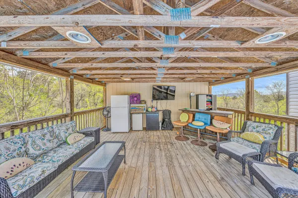 a aerial view of a house