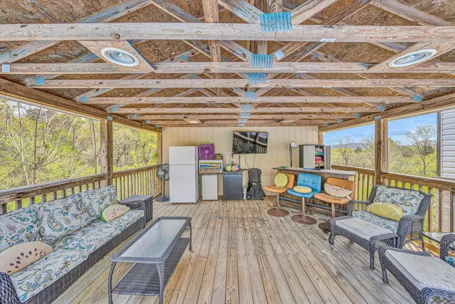 a aerial view of a house