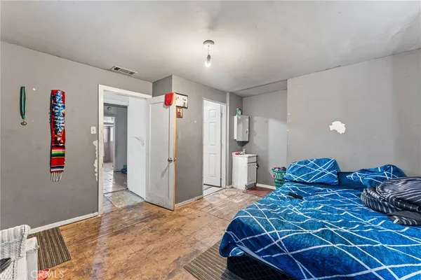 a room with furniture and a window