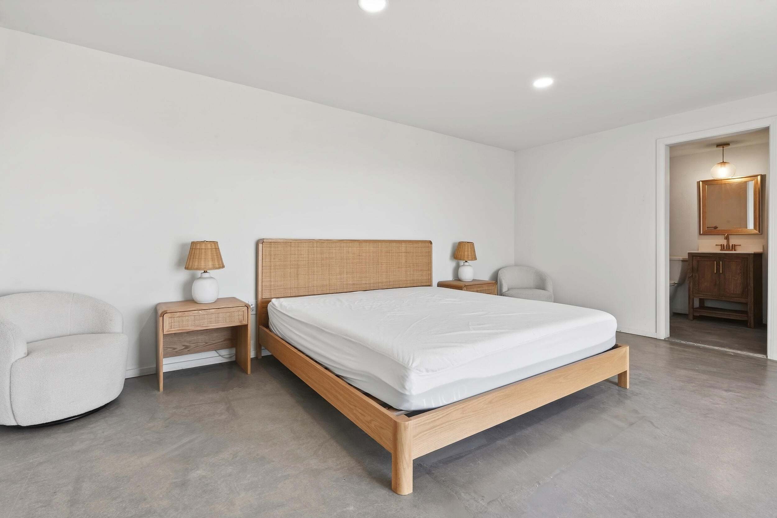 2071 Border Avenue Joshua Tree, CA 92252 - Photo 31 of 50 a bedroom with a bed and window