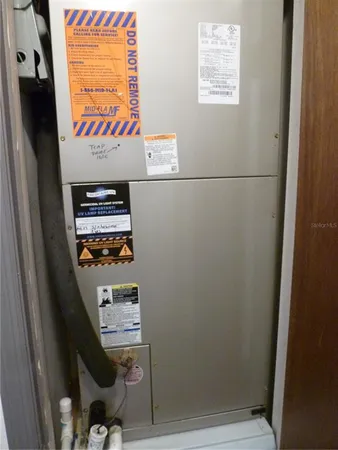 a room with storage and utility