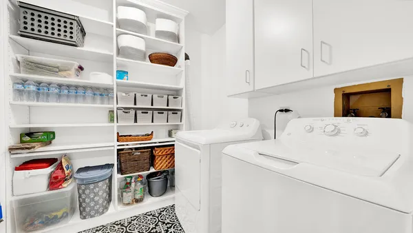 a view of kitchen and sink