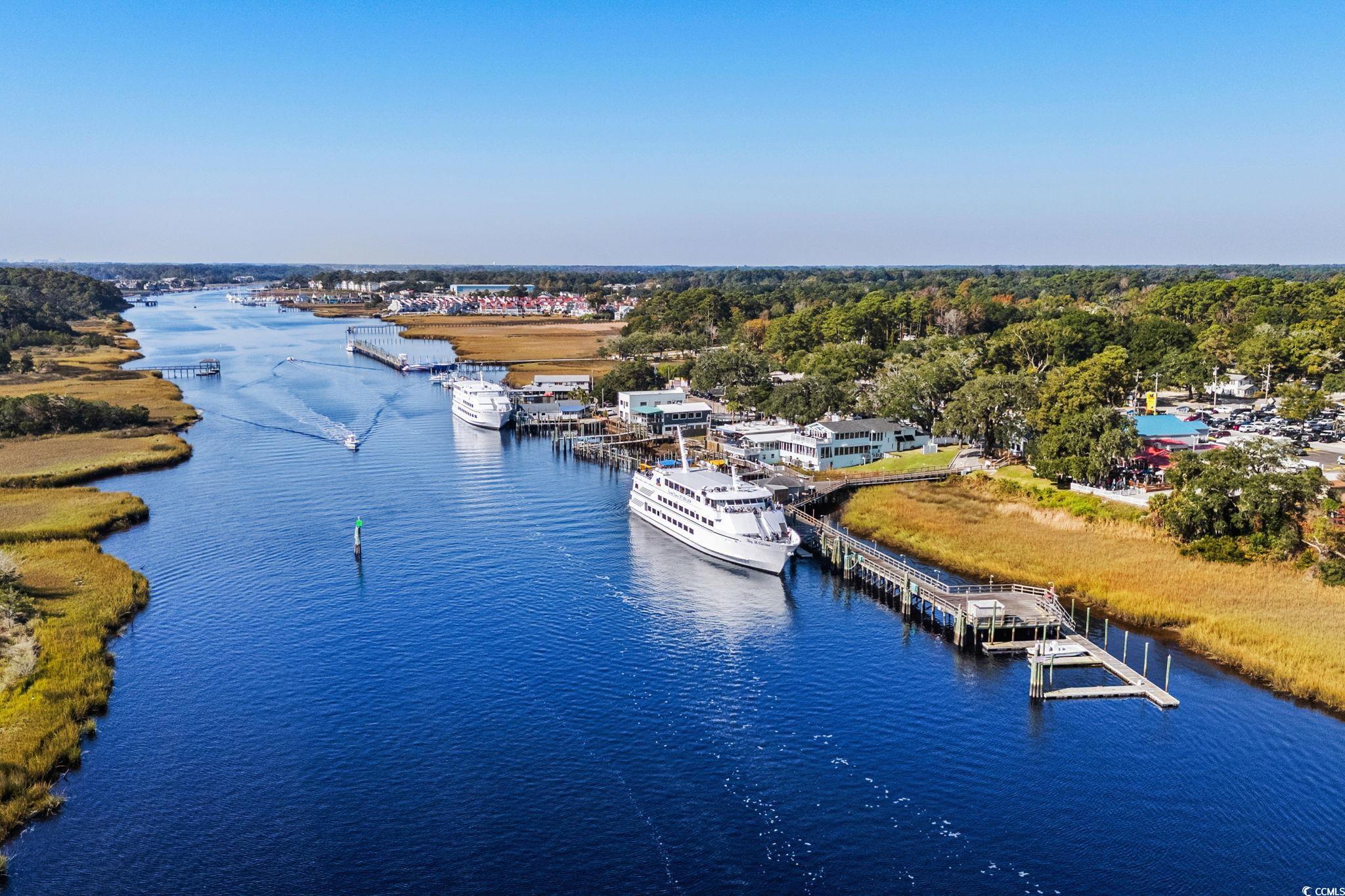 500 Eagle Way, Unit 6 Little River, SC 29566 - Photo 34 of 38 Drone / aerial view of a large body of water