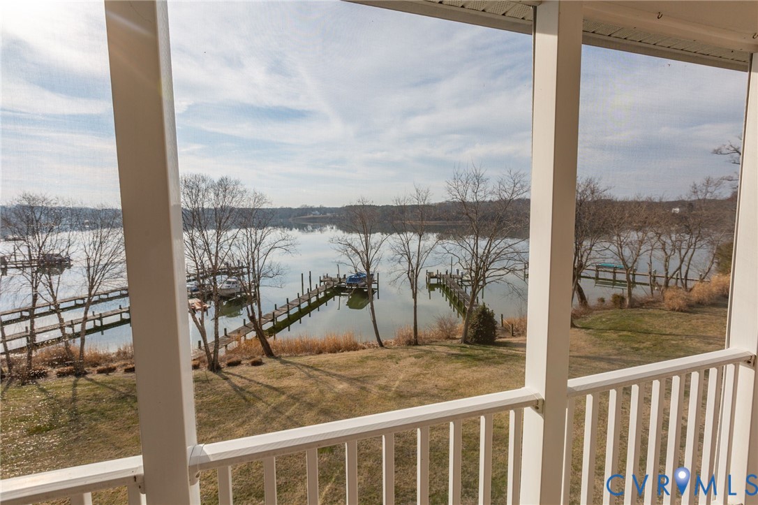 175 Shellfield Lane Colonial Beach, VA 22443 - Photo 63 of 100 Water view featuring a boat dock
