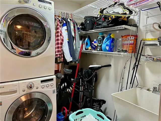 a view of storage and utility room