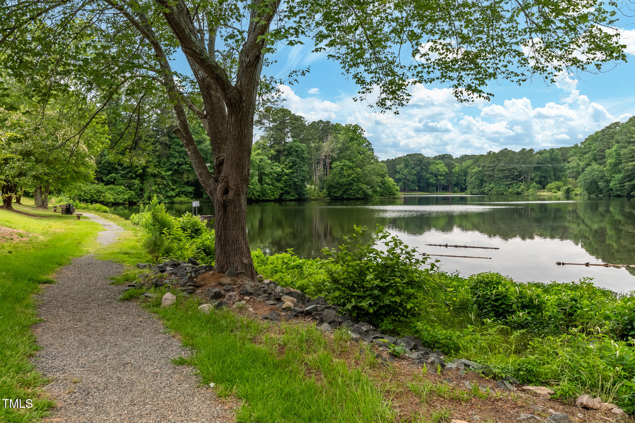8608 Valley Brook Drive Raleigh, NC 27613 - Photo 70 of 74 a body of water with a tree in the background