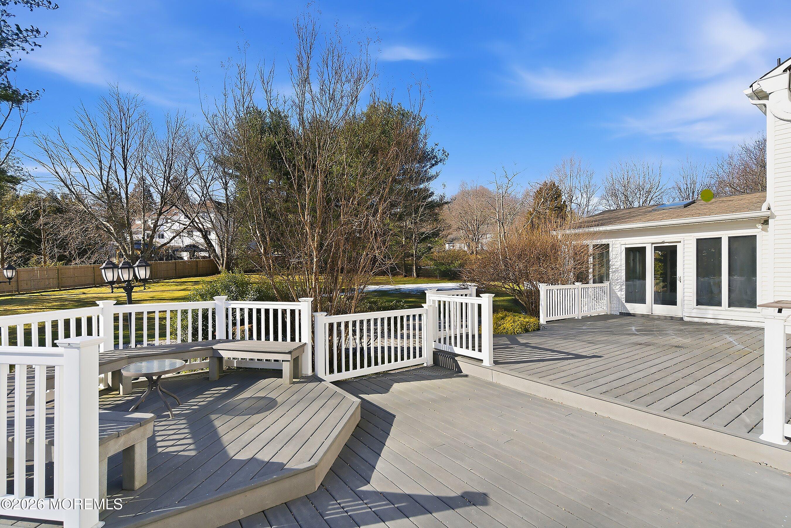 7 Shire Way Middletown, NJ 07748 - Photo 46 of 61 a view of a deck with a chair