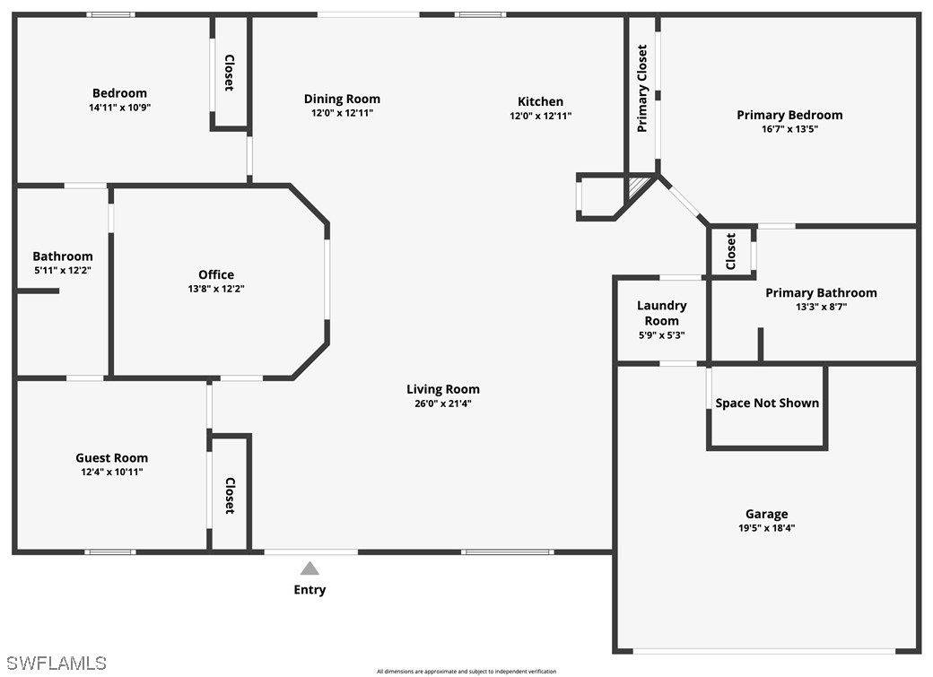 811 Abrams Boulevard Lehigh Acres, FL 33971 - Photo 22 of 22 a picture of a wall