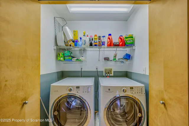 a view of storage and utility room with toys