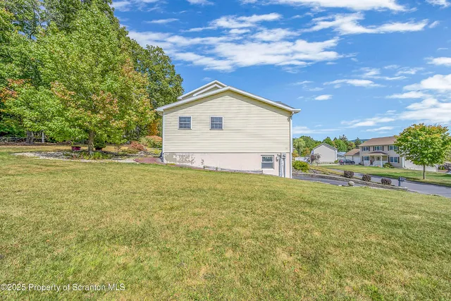a backyard of a house