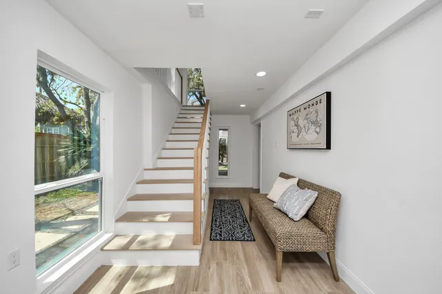 a view of a building with a yard