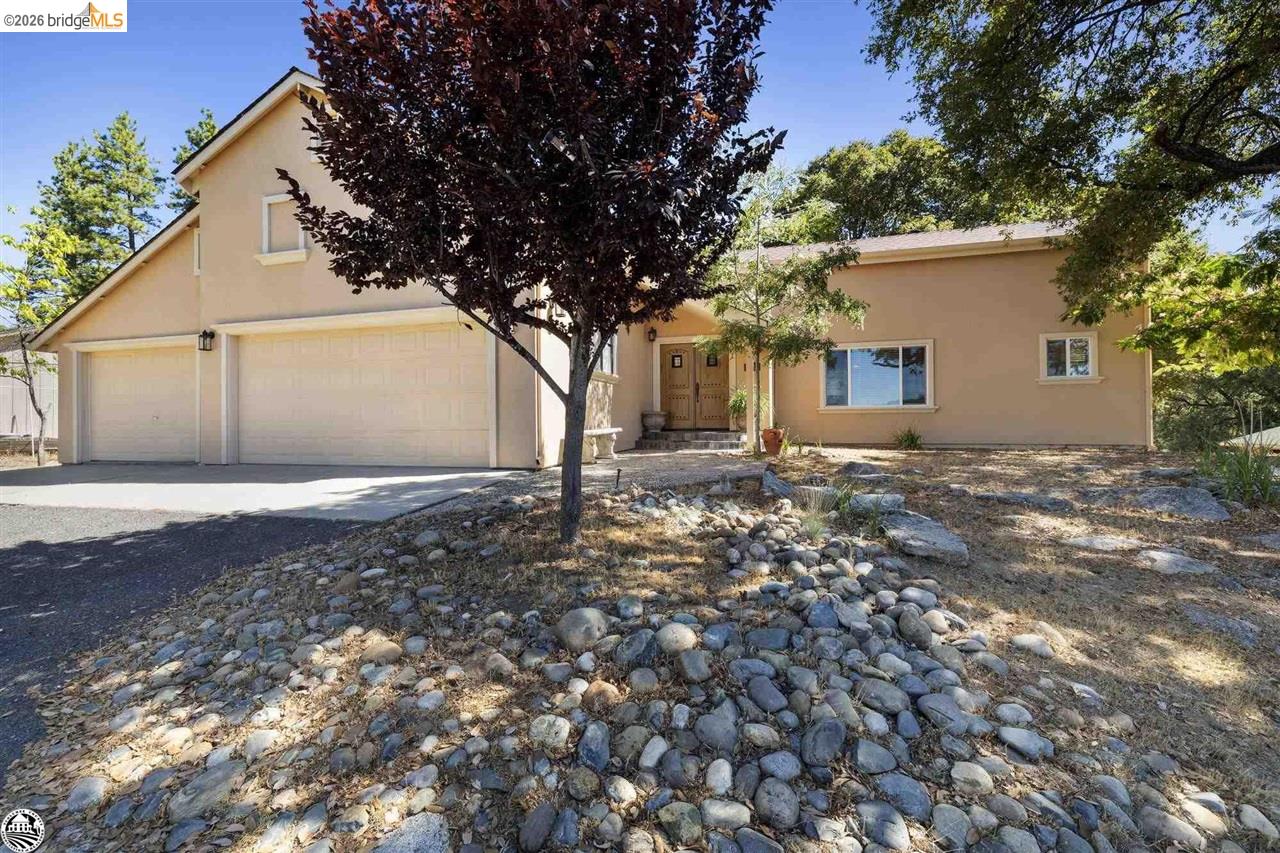 a backyard of a house